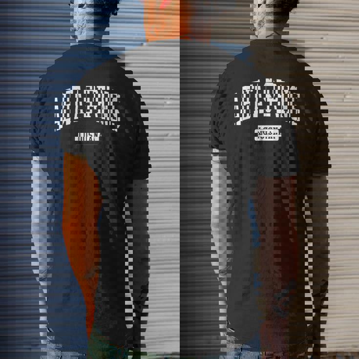 Abita Springs Louisiana La College University Sports Style Men's T-shirt Back Print Gifts for Him Abita Springs Louisiana La College University Sports Style Men's T-shirt Back Print Gifts for Him