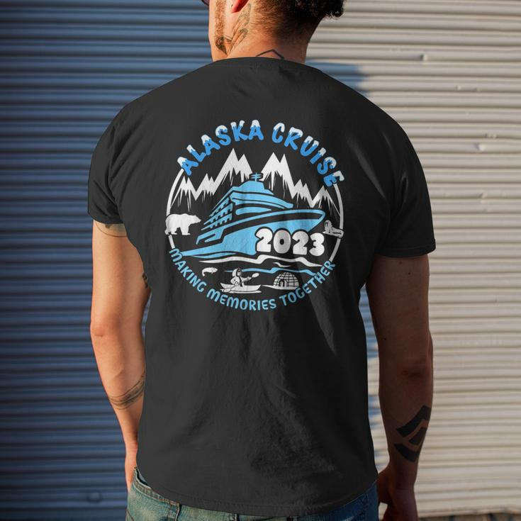 Alaska Cruise 2023 Family Vacation Group Matching Sea Trip Mens Back Print T-shirt Gifts for Him