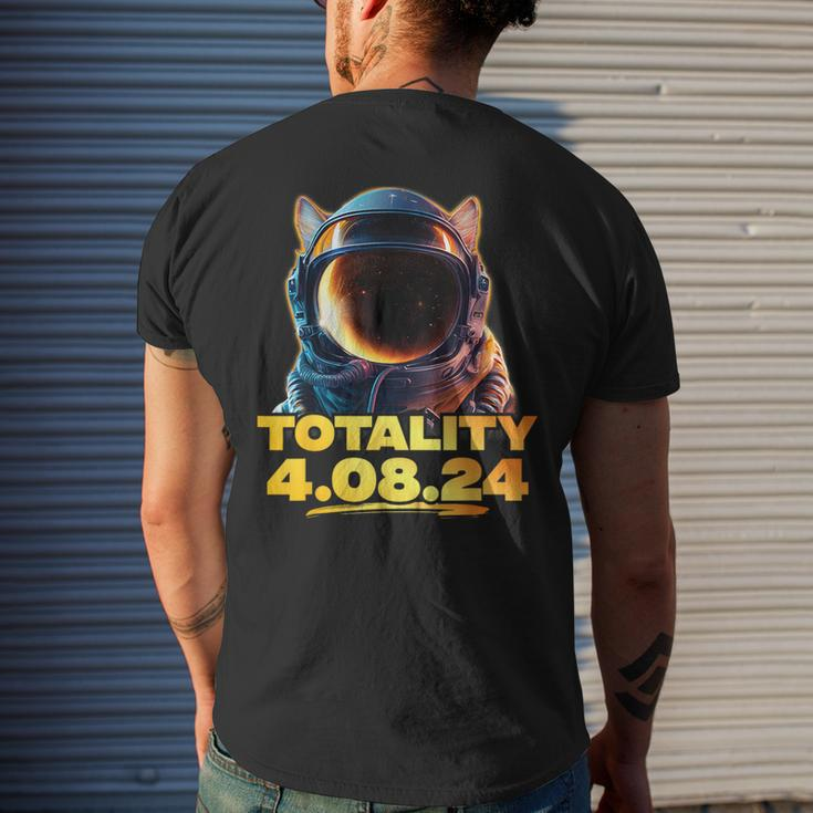 America Totality 40824 Corgi Total Solar Eclipse Dog 2024 Men's T-shirt Back Print Gifts for Him