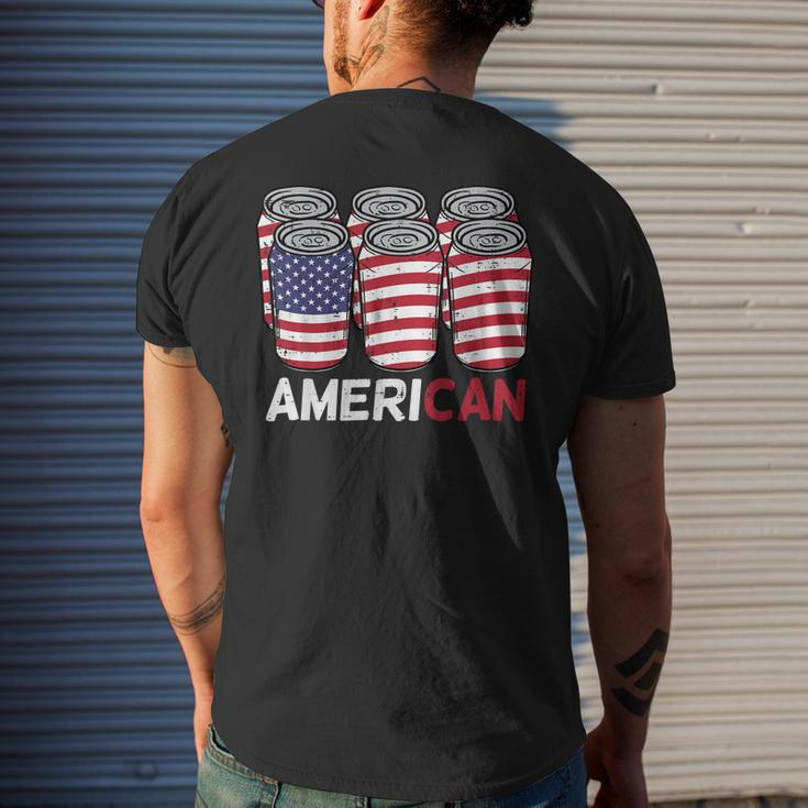 American Cans Funny Fourth 4Th Of July Patriotic Men Women Mens Back Print T-shirt Gifts for Him