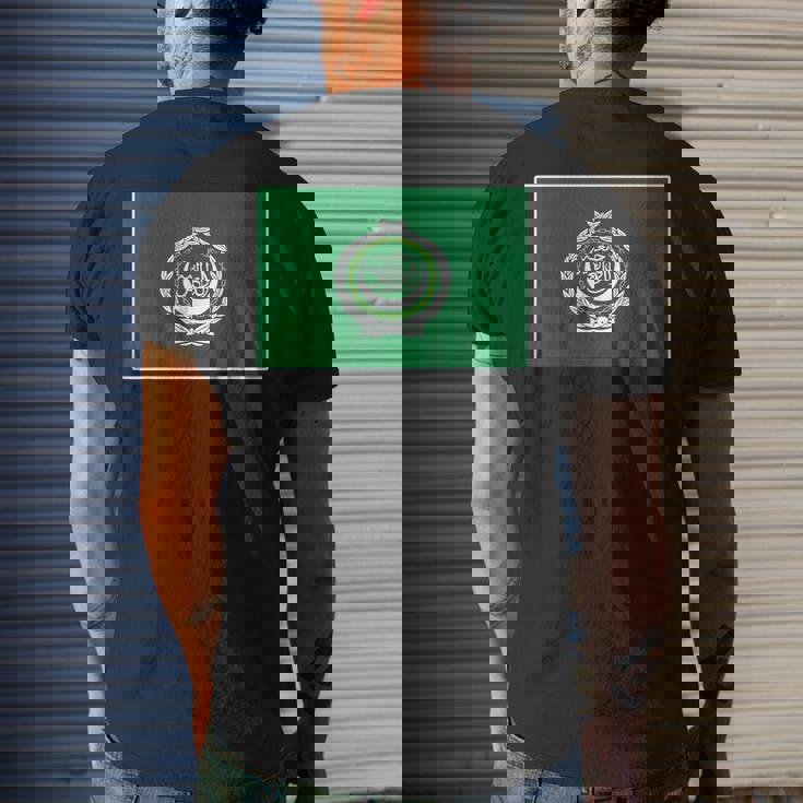Arab League Flag Men's T-shirt Back Print Gifts for Him Arab League Flag Men's T-shirt Back Print Gifts for Him