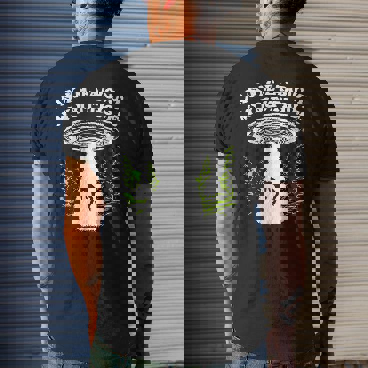 Ask Me About My Butthole Ufo Men's T-shirt Back Print Gifts for Him