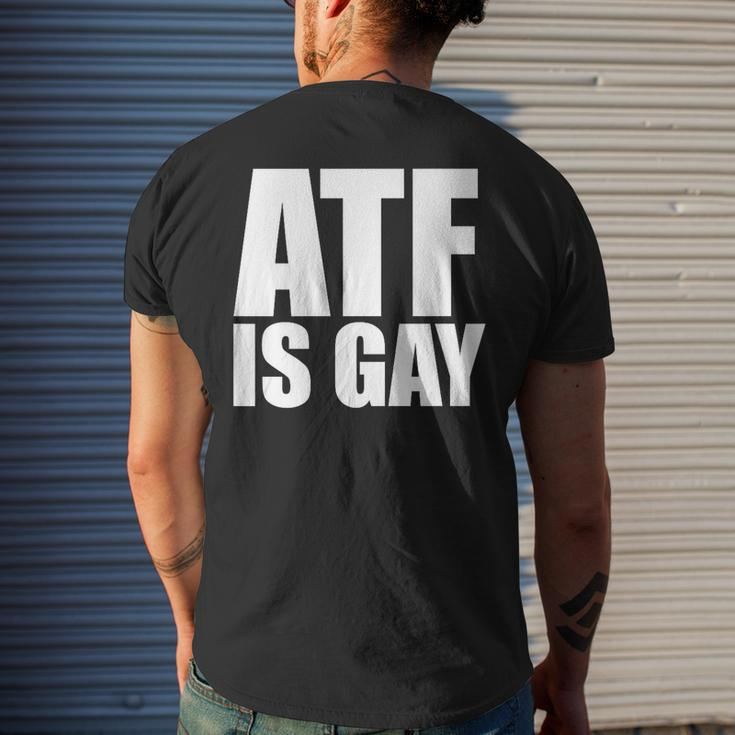 Atf Is Gay Mens Back Print T-shirt Gifts for Him