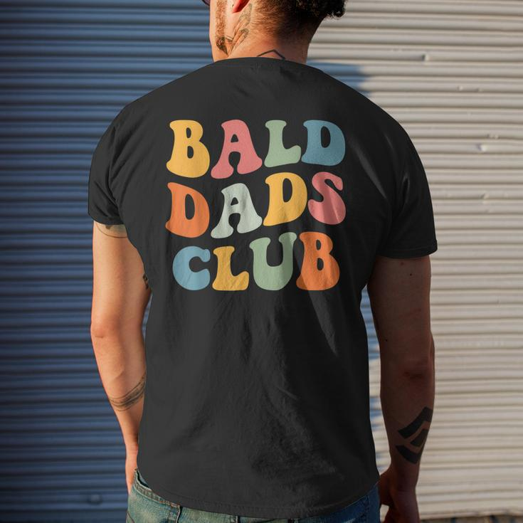 Bald Dads Club Dad Fathers Day Bald Head Joke For Women Men's Back Print T-shirt Gifts for Him
