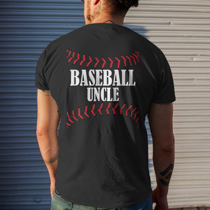 Uncle Baseball Baseball Uncle Baseball For Him For Men Mens Back Print T-shirt | Mazezy