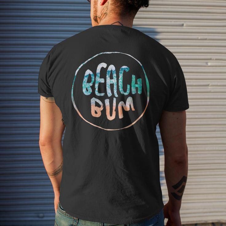 Beach Bum Summer Sandy Ocean Vibes And Waves Surfing Men's T-shirt Back Print Gifts for Him