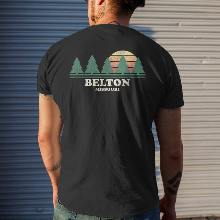 Belton Mo Vintage Throwback Retro 70S Men's T-shirt Back Print Gifts for Him