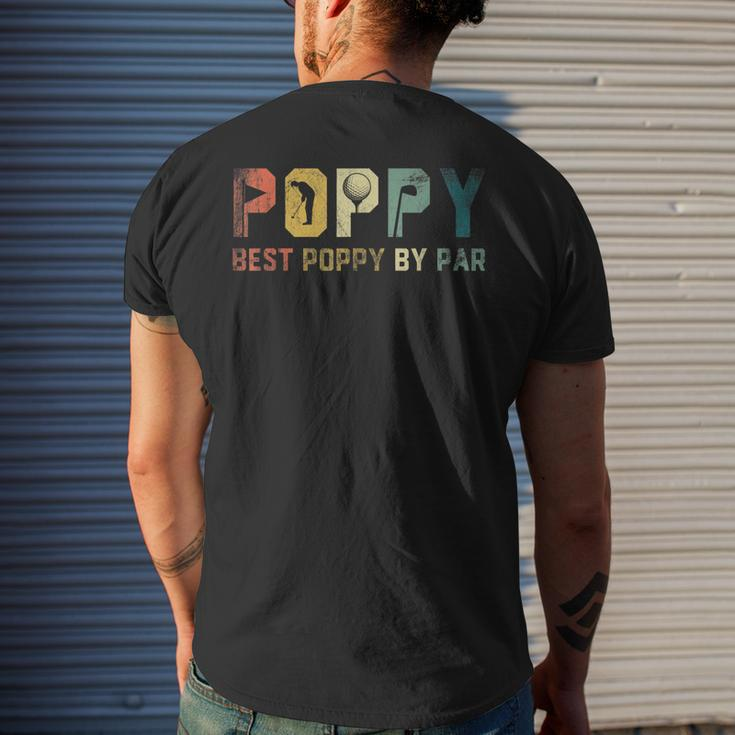 Best Poppy By Par Fathers Day Golf Golfer Men's Back Print T-shirt Gifts for Him