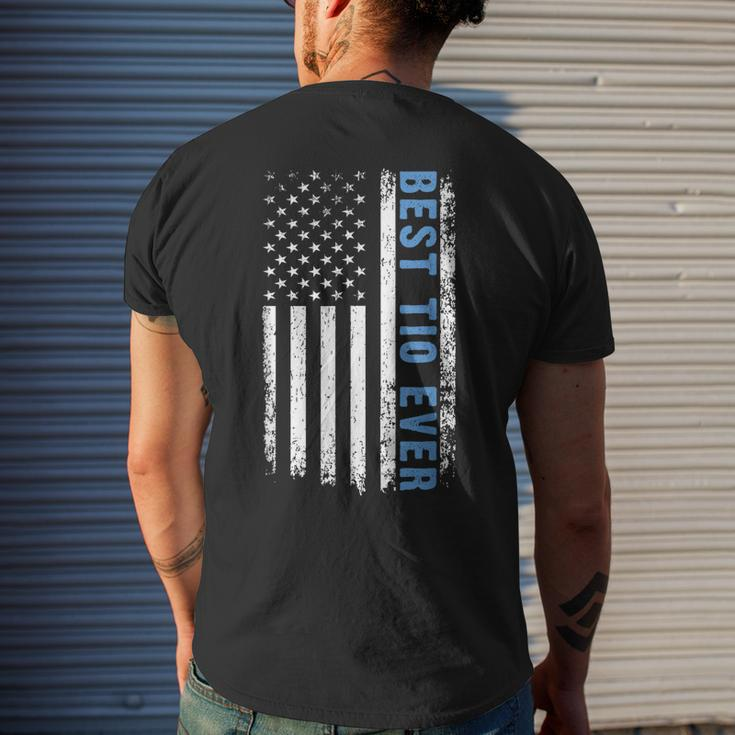 Best Tio Ever 4Th Of July American Flag Usa Patriotic Mens Back Print T-shirt Gifts for Him