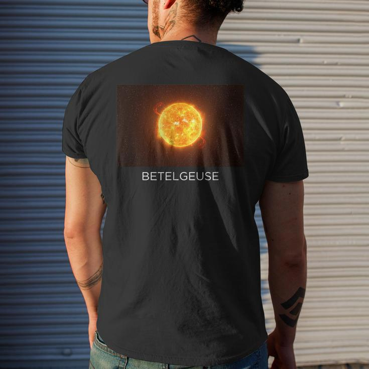 Betelgeuse Giant Star Orion Constellation Galaxy Mens Back Print T-shirt Gifts for Him
