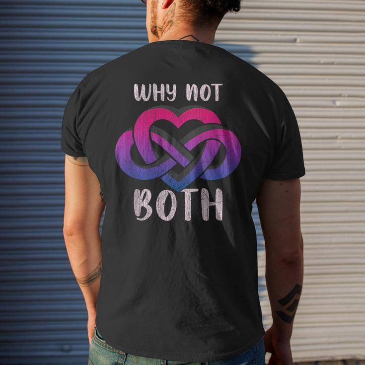 Bi Polyamory Polyamory Symbol Bisexual Colors Bi Pride Mens Back Print T-shirt Gifts for Him
