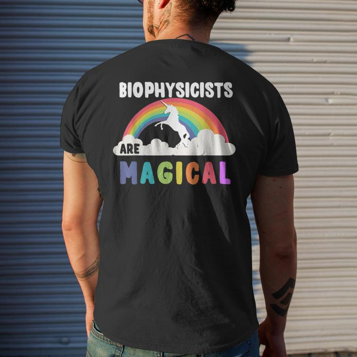 Biophysicists Are Magical Men's T-shirt Back Print Gifts for Him