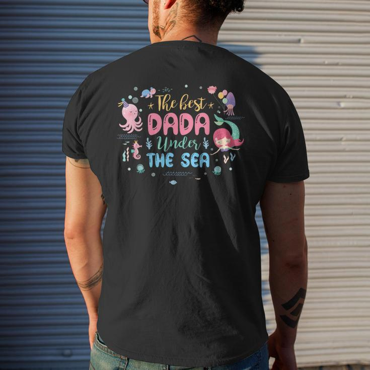 Birthday Girl The Best Dada Under The Sea Mens Back Print T-shirt Gifts for Him