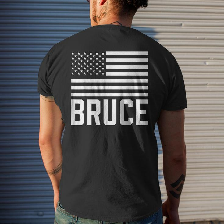 Bruce Birthday Forename Name Personalized Usa Men's T-shirt Back Print Gifts for Him