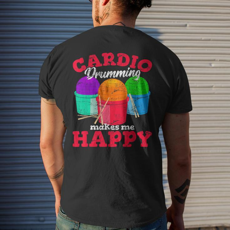 Cardio Drumming Squad Workout Gym Fitness Class Exercise Men's Back Print T-shirt Gifts for Him