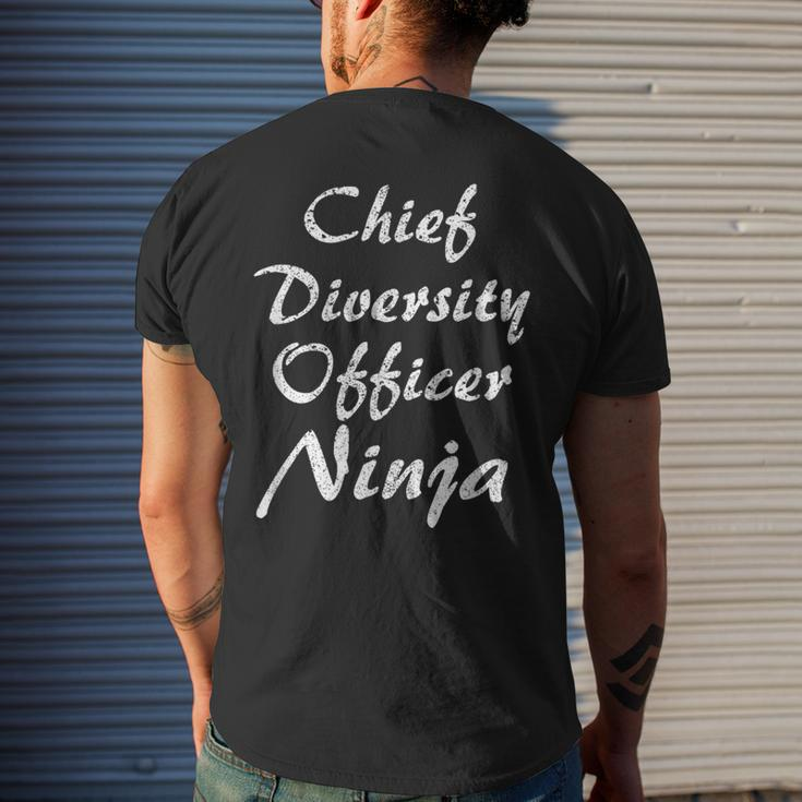 Chief Diversity Officer Occupation Work Men's T-shirt Back Print Gifts for Him