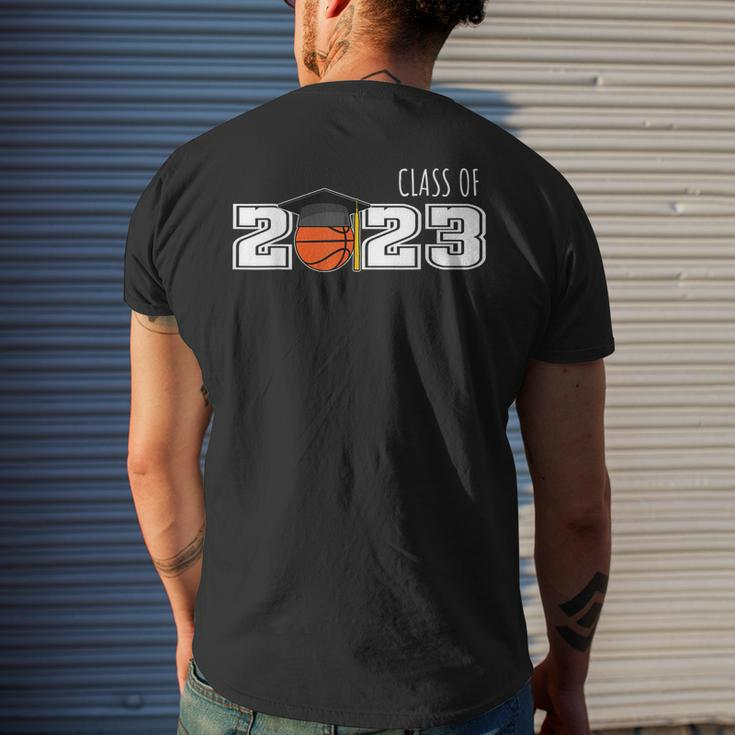 Class Of 2023 Basketball Senior Senior 2023 Basketball Men's Back Print T-shirt Gifts for Him