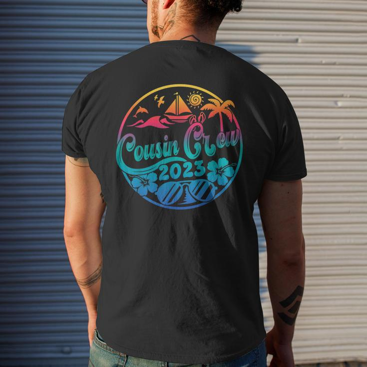 Cousin Crew 2023 Summer Vacation Holiday Family Camp Tie Dye Mens Back Print T-shirt Gifts for Him