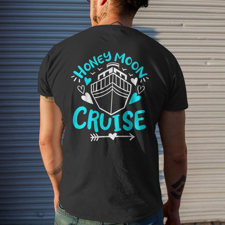 Cruise Honeymoon Cruise Mens Back Print T-shirt Gifts for Him
