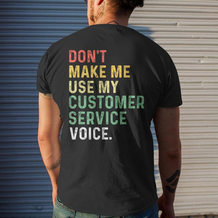 Customer Service Representative Coworkers Appreciation Men's T-shirt Back Print Gifts for Him