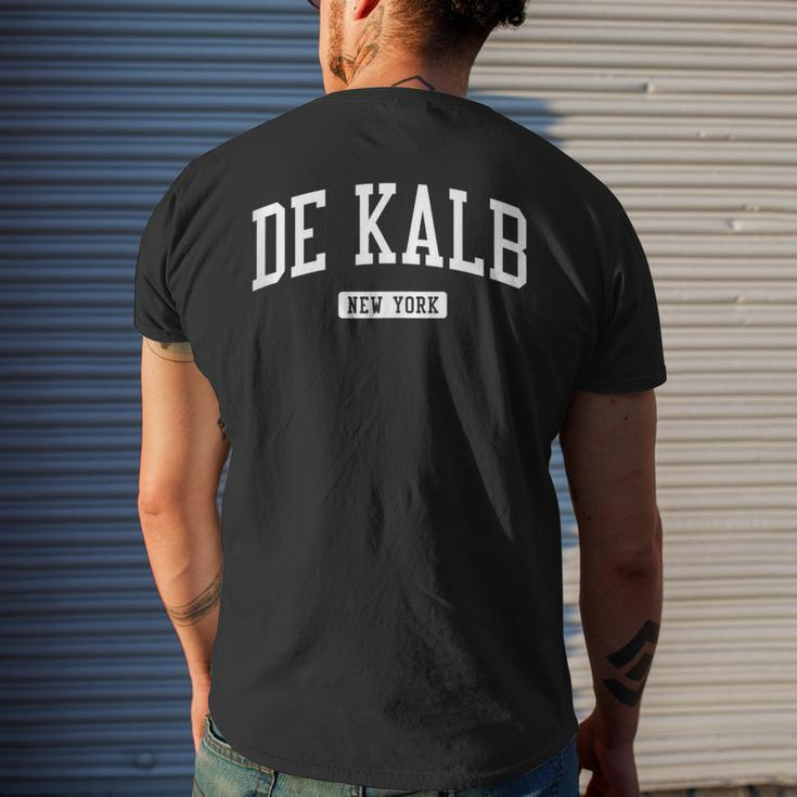 De Kalb New York Ny Vintage Athletic Sports Men's T-shirt Back Print Gifts for Him