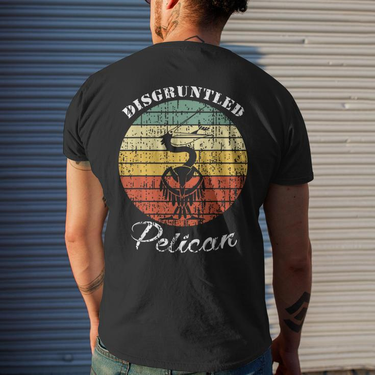 Disgruntled Pelican Quote Men's T-shirt Back Print Gifts for Him