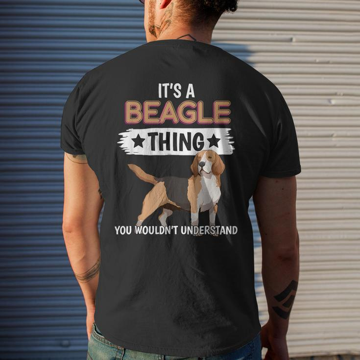 Dog It’S A Beagle Thing You Wouldn’T Understand Men's T-shirt Back Print Gifts for Him