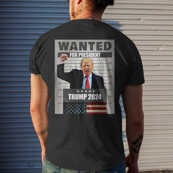 Donald Trump 2024 Wanted For President -The Return Men's T-shirt Back Print Gifts for Him