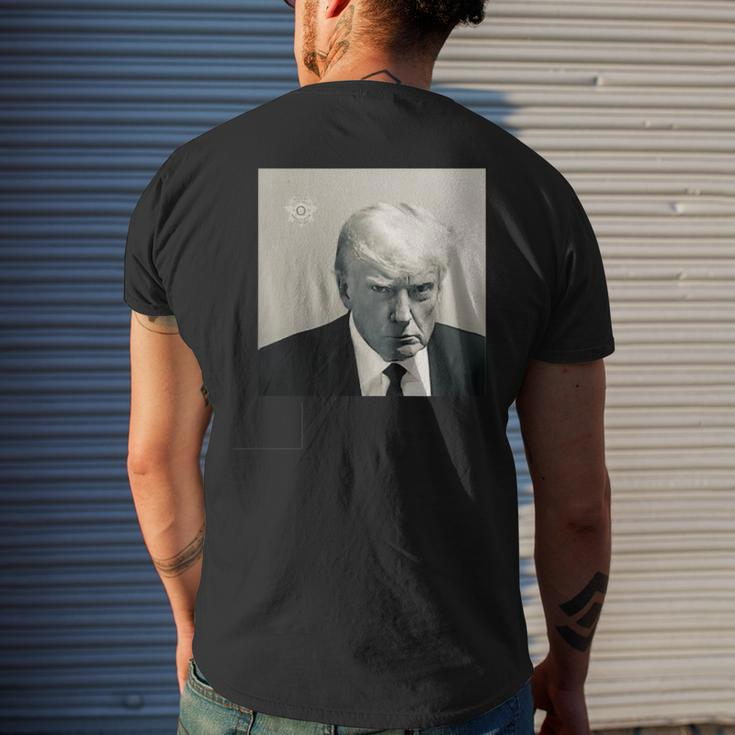Donald Trump Shot Republican Arrest President Maga 2024 Men's T-shirt Back Print Gifts for Him