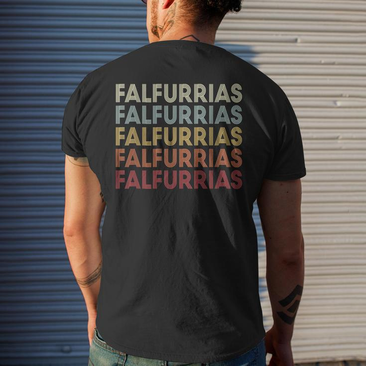 Falfurrias Texas Falfurrias Tx Retro Vintage Text Men's T-shirt Back Print Gifts for Him