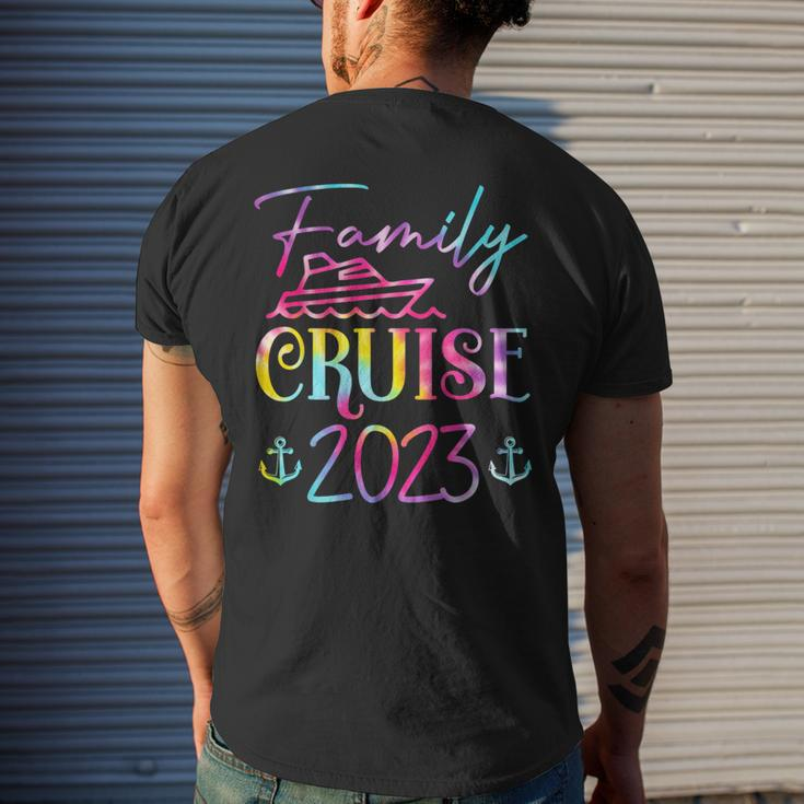 Family Cruise 2023 Travel Trip Holiday Family Matching Squad Mens Back Print T-shirt Gifts for Him