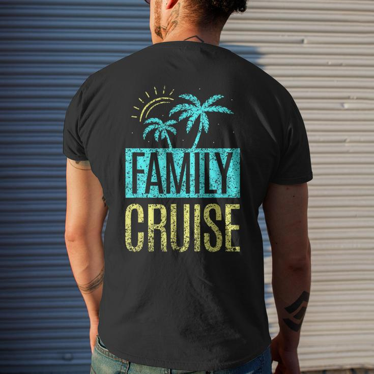Family Cruise Cruise Ship Travel Vacation Mens Back Print T-shirt Gifts for Him