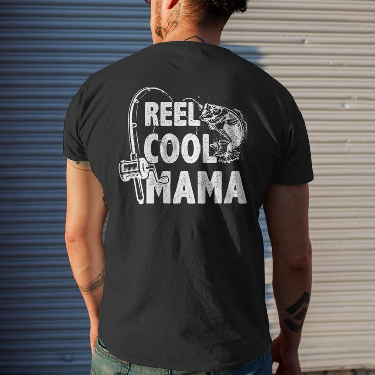 Family Lover Reel Cool Mama Fishing Fisher Fisherman For Women Men's Back Print T-shirt Gifts for Him
