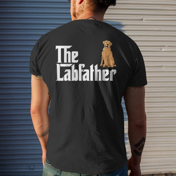 Fathers Day | Labrador Daddy | Dog Lover | The Lab Father Mens Back Print T-shirt Gifts for Him