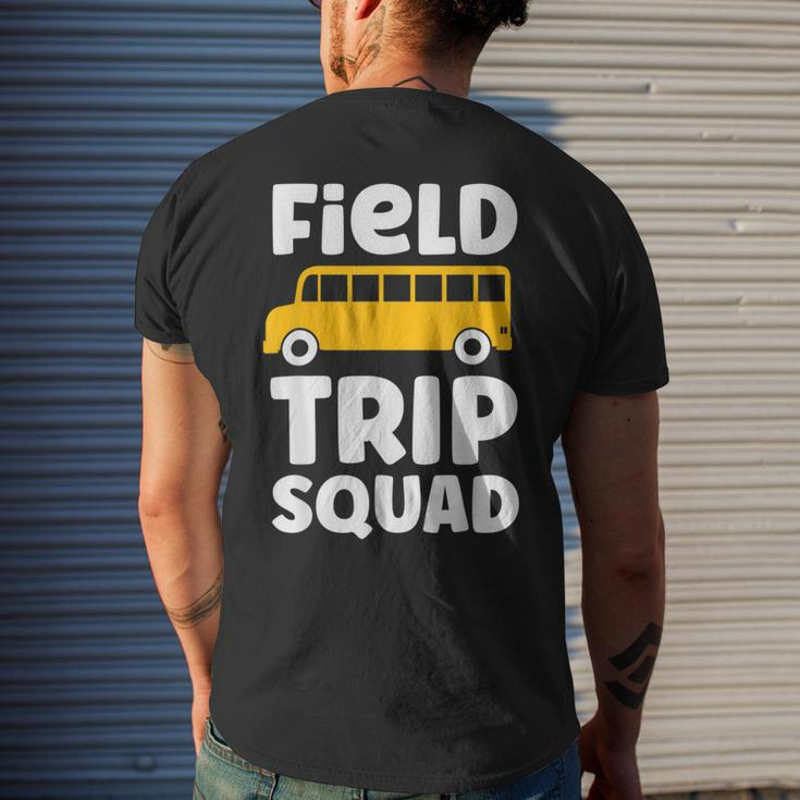 Field Trip Squad School Bus Field Day Vibes 2023 Men's T-shirt Back Print Gifts for Him