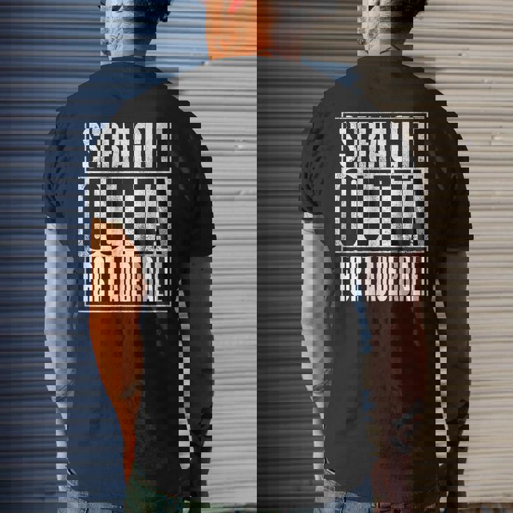 Fort Lauderdale - Straight Outta Fort Lauderdale Mens Back Print T-shirt Gifts for Him