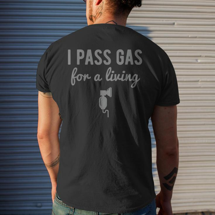 Anesthesiologist Anesthesia Pass Gas Men's T-shirt Back Print Gifts for Him