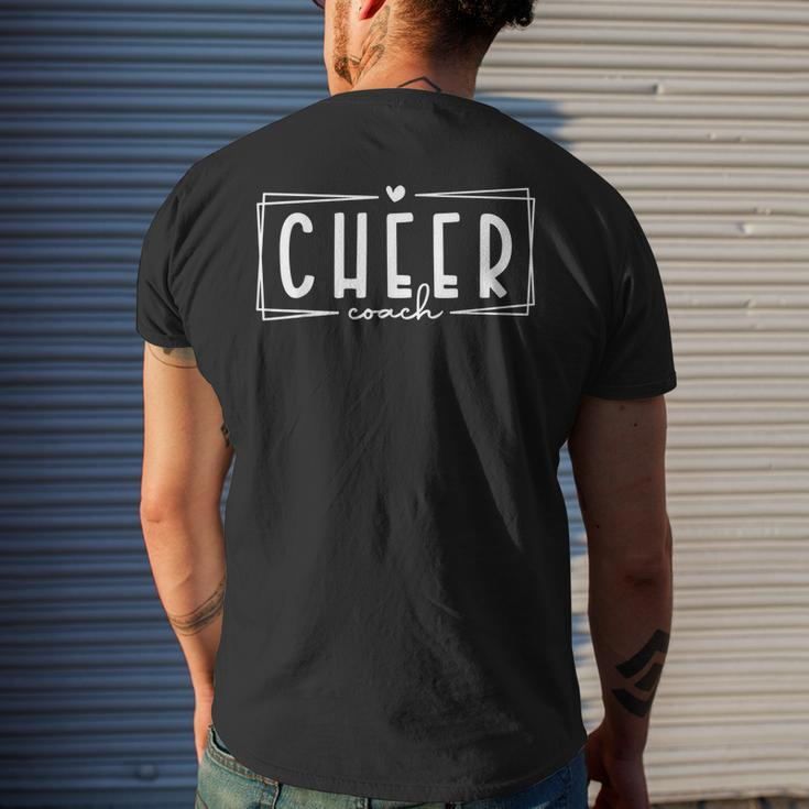 Funny Cheer Coach Cute Cheer Leader Happy Game Day Classic Mens Back Print T-shirt Gifts for Him
