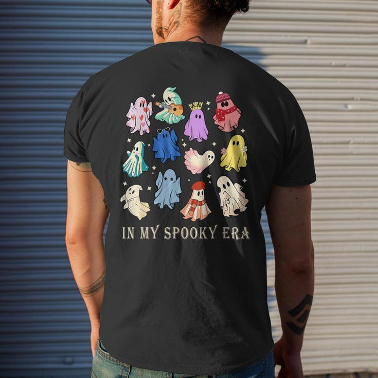 Cute Ghost Halloween Costume Lover In My Spooky Era Men's T-shirt Back Print Gifts for Him
