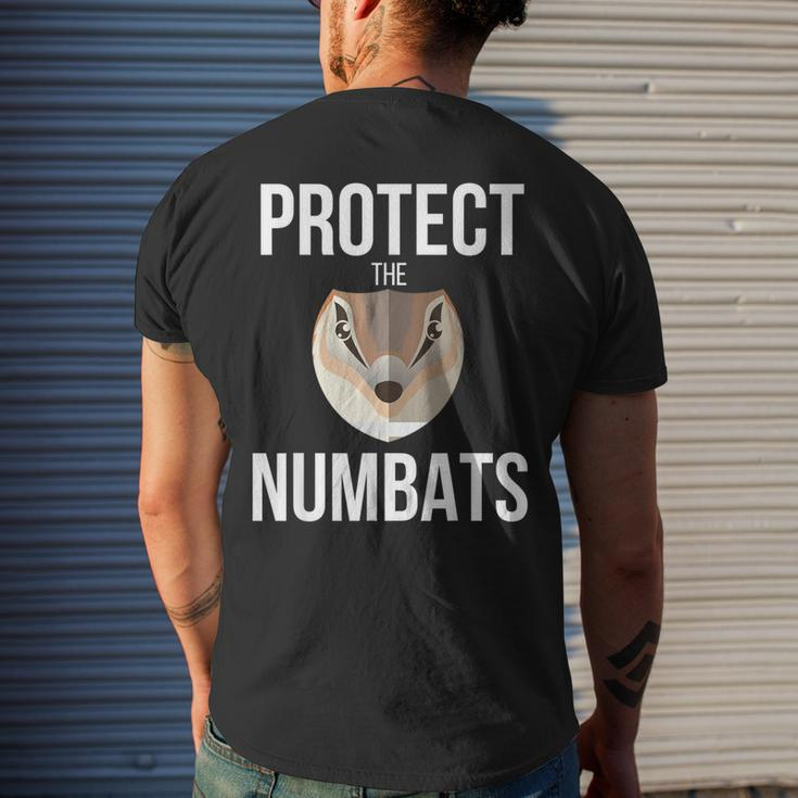 Numbat Graphic Banded Anteater Walpurti Australia Men's T-shirt Back Print Gifts for Him