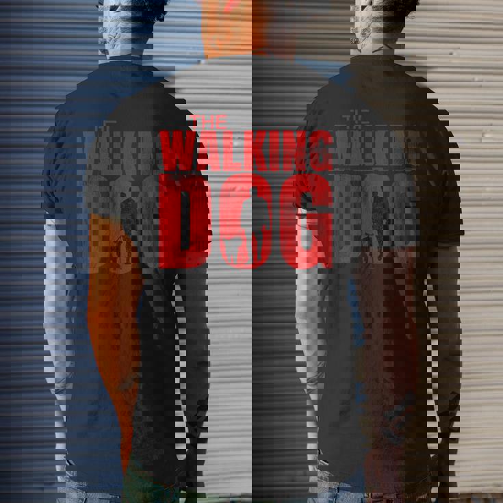 The Walking Dog Dead Dog Walking Men's T-shirt Back Print Gifts for Him