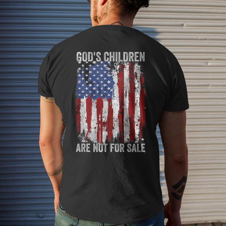 Gods Children Are Not For Sale Vintage Gods Children Mens Back Print T-shirt Gifts for Him