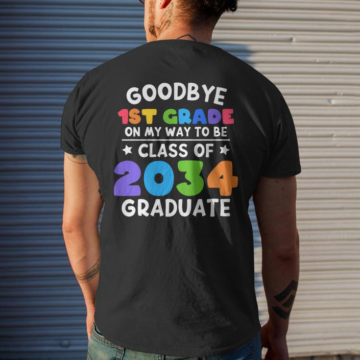 Goodbye 1St Grade Class Of 2034 Graduate 1St Grade Cute Mens Back Print T-shirt Gifts for Him