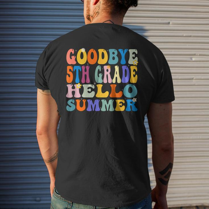 Goodbye 5Th Grade Hello Summer Last Day Of School Graduation Mens Back Print T-shirt Gifts for Him