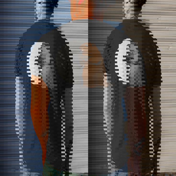 Groundhog Day Shadow Puppet Men's T-shirt Back Print Gifts for Him Groundhog Day Shadow Puppet Men's T-shirt Back Print Gifts for Him