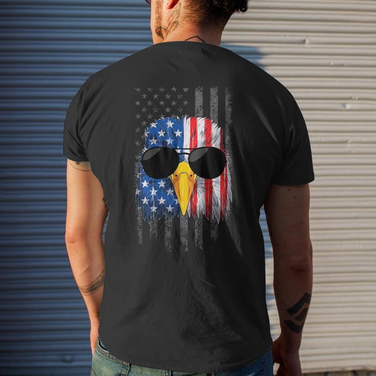 Happy 4Th Of July American Patriotic Us Flag Mens Back Print T-shirt Gifts for Him