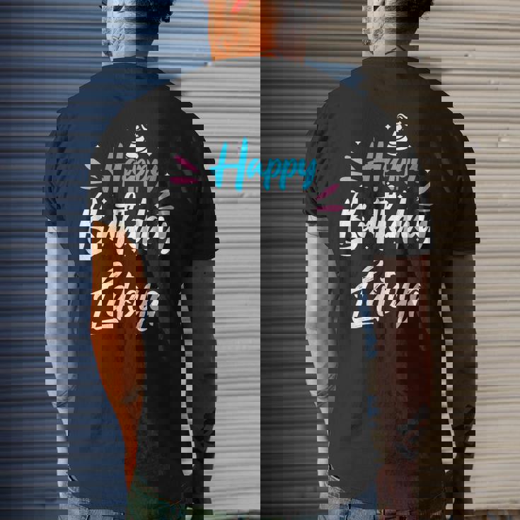 Happy Birthday Latoya Men's T-shirt Back Print Gifts for Him