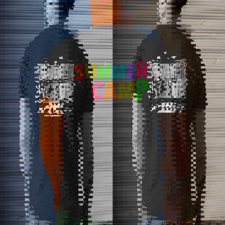 Happy Summer Camp Love Outdoor Activities For Boys Girls Mens Back Print T-shirt Gifts for Him Happy Summer Camp Love Outdoor Activities For Boys Girls Mens Back Print T-shirt Gifts for Him