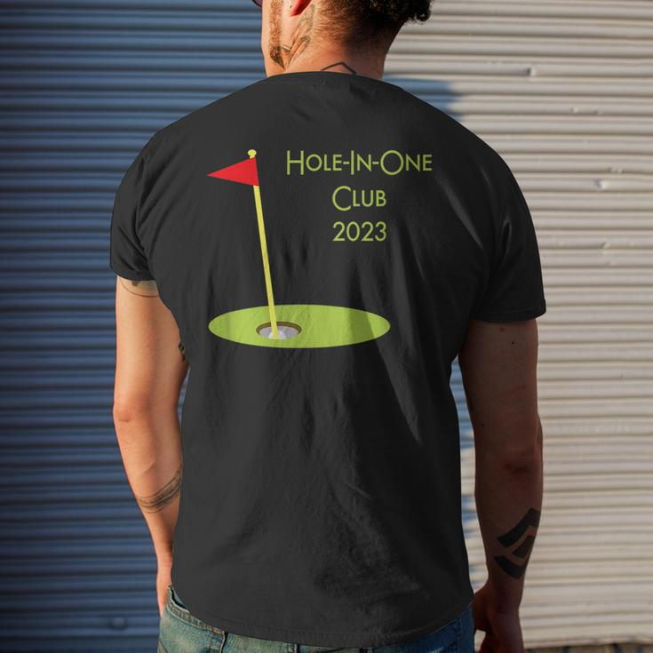 Hole In One Club 2023 Golfing Design For Golfer Golf Player Mens Back Print T-shirt Gifts for Him