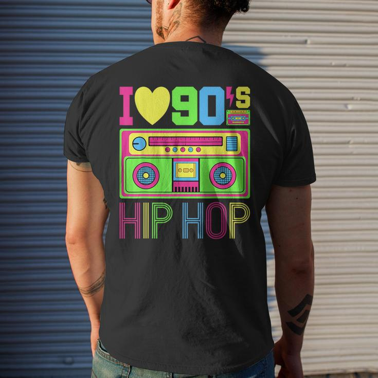 I Love 90S Hip Hop Music 1990S Style Outfit Vintage Nineties 90S Vintage Designs Funny Gifts Mens Back Print T-shirt Gifts for Him